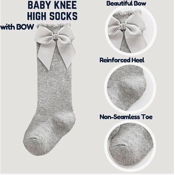 Bow Sock Bundle x5 Set A - Picture 5 of 7